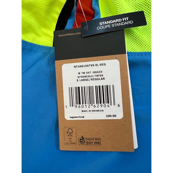 North Face Trailwear OKT Jogger Blue NF0A81X6TV5 Men's Size XL NWT - Picture 3 of 16